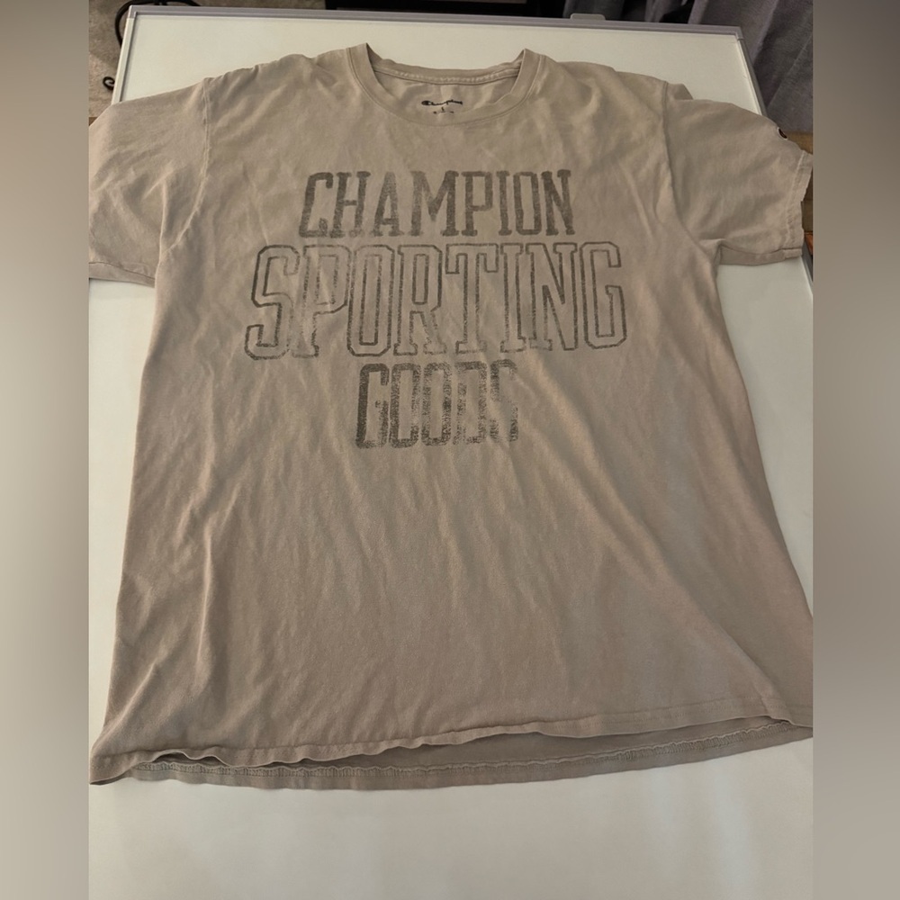Champion Men's faded beige Tee